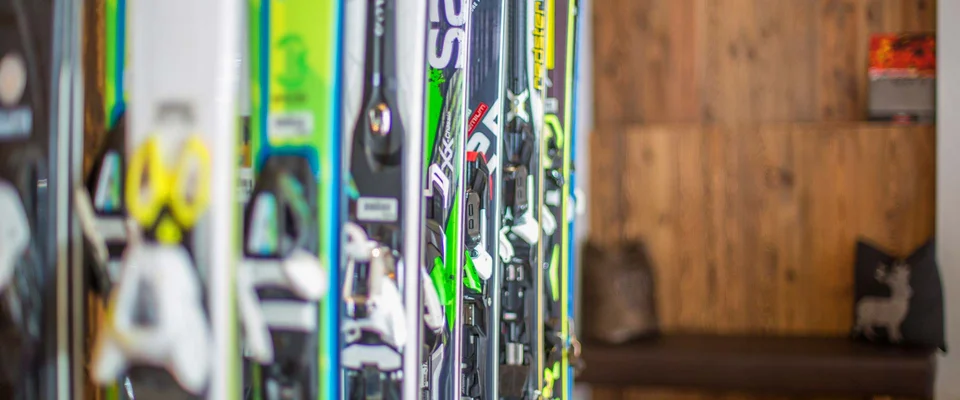 Skisortiment im Auenhof Shop