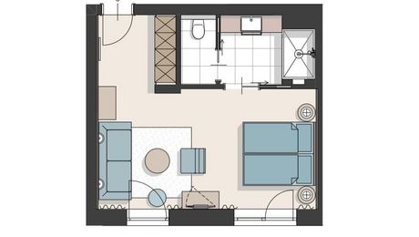 Zimmerskizze von Junior-Suite Cozy Living